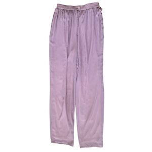 70s Vintage Patty Woodard of California HighWaist Purple Flowy Pants Size Small